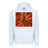 White distressed basketball pattern Premium Hoodie - TumblerDesignByShophia
