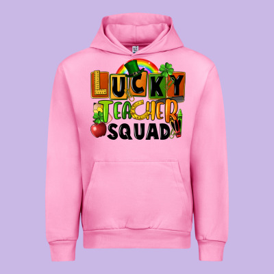 Lucky Teacher Squad St. Patricks Day Urban Hoodie Designed By Fadigitalartstudio