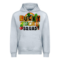 Heather Grey lucky teacher squad St. Patricks Day Urban Hoodie - FaDigitalArtStudio