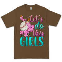 Cacao let's do this girls baseball Premium Tee - BundleAndBundleShop