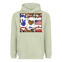 Matcha peace love america Heavyweight Hoodie - TumblerDesignByShophia