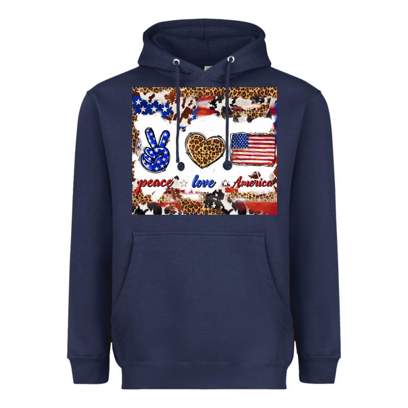 Peace Love America Heavyweight Hoodie by TumblerDesignByShophia | Teevron