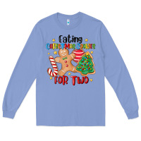 Colony Blue eating christmas cookies for two Long Sleeve Tee - MaliasSmallBusiness