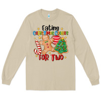 Mushroom eating christmas cookies for two Long Sleeve Tee - MaliasSmallBusiness
