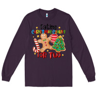 Plum eating christmas cookies for two Long Sleeve Tee - MaliasSmallBusiness