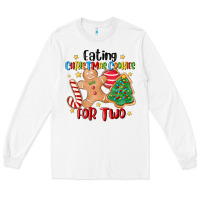 White eating christmas cookies for two Long Sleeve Tee - MaliasSmallBusiness