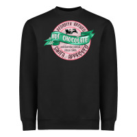 Black reindeer brewed santa approved pink Heavyweight Sweatshirt - MaliasSmallBusiness