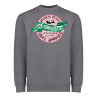 Storm reindeer brewed santa approved pink Heavyweight Sweatshirt - MaliasSmallBusiness