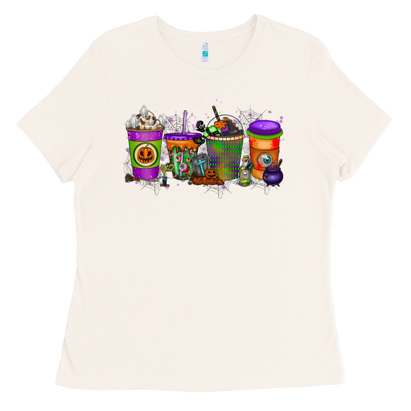 Halloween Coffee Drink Ladies Tee by RacoonDesign | Teevron