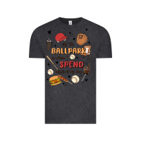 Vintage Black at the ballpark is where i spend most of my day Vintage Tee - MaliasSmallBusiness