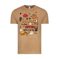 At The Ballpark Is Where I Spend Most Of My Day Vintage Tee | Teevron