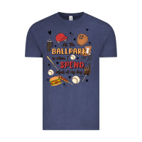 Vintage Denim at the ballpark is where i spend most of my day Vintage Tee - MaliasSmallBusiness