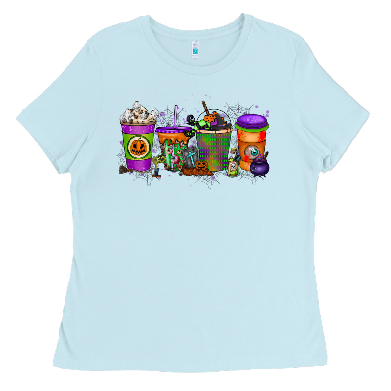 Halloween Coffee Drink Ladies Tee by RacoonDesign | Teevron