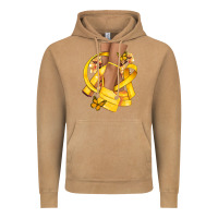 Vintage Camel Childhood Cancer diva yellow ribbon Vintage Hoodie - NancyCooperArtShop