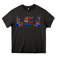 Asphalt floral 4th of july crew 16oz libbey cup Heavy Core Tee - HRA Design Shop