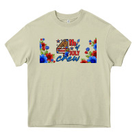 Mossy floral 4th of july crew 16oz libbey cup Heavy Core Tee - HRA Design Shop
