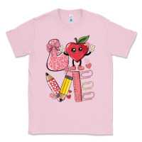 Bubblegum Pink love teacher Classic Tee - MaliasSmallBusiness