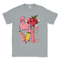 Heather Grey love teacher Classic Tee - MaliasSmallBusiness