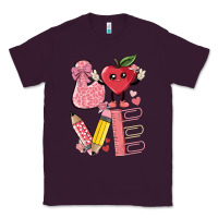 Plum love teacher Classic Tee - MaliasSmallBusiness
