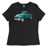 Western Truck Left 34 View Ladies Tee | Teevron