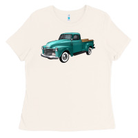Bone western truck left 34 view Ladies Tee - FaDigitalArtStudio