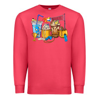 Cardinal Volleyball coffee cups Premium Sweatshirt - HowdyJamesFarm
