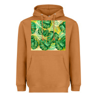 Meerkat monstera leaf Heavyweight Hoodie - TumblerDesignByShophia