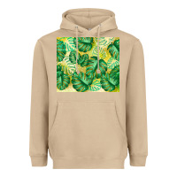 Mushroom monstera leaf Heavyweight Hoodie - TumblerDesignByShophia
