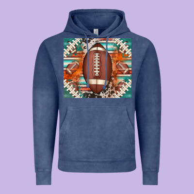 American Football Serape Glittertumbler Vintage Hoodie Designed By Jasminsmagicworld