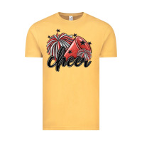 Vintage Mustard cheer Vintage Tee - MaliasSmallBusiness