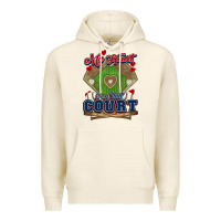 Tofu My heart is on that court Baseball Premium Hoodie - HowdyJamesFarm