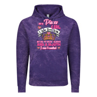 Cloud Purple As A Pisces Girl I Was Born With My Heart On My Sleeve And A Mouth Vintage Hoodie - Jasminsmagicworld