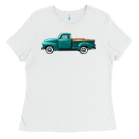 White western truck left side view Ladies Tee - FaDigitalArtStudio