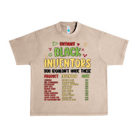 French Oak black inventors black history Urban Heavy Tee - MaliasSmallBusiness