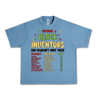 Pebble Blue black inventors black history Urban Heavy Tee - MaliasSmallBusiness