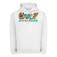 Pigment Lunar Rock peace love bull skull bbs Urban Hoodie - BundleAndBundleShop