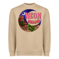 Mushroom neon moon Heavyweight Sweatshirt - NancyCooperArtShop
