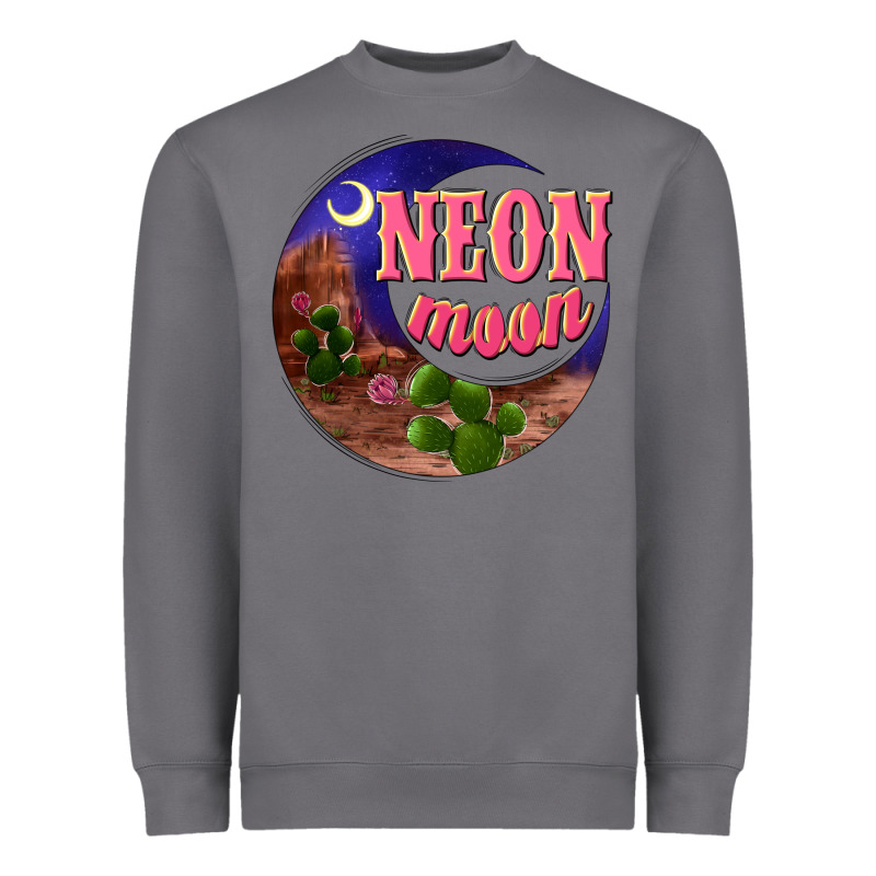 Neon Moon Heavyweight Sweatshirt by NancyCooperArtShop | Teevron