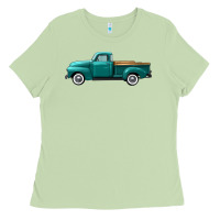 Matcha western truck left side view Ladies Tee - FaDigitalArtStudio