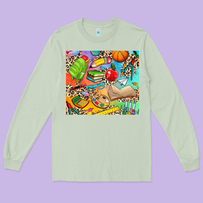 School Elements Long Sleeve Tee Designed By Nancycooperartshop