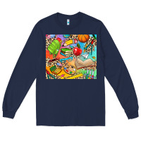 Navy school elements Long Sleeve Tee - NancyCooperArtShop