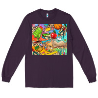 Plum school elements Long Sleeve Tee - NancyCooperArtShop