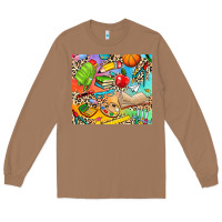 Toasted Coconut school elements Long Sleeve Tee - NancyCooperArtShop