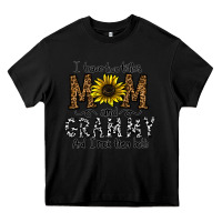 Black i have two titles mom and grmmh and i rock them both Heavy Core Tee - CowhideDigitalArt