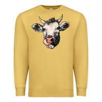 Antique Gold Cow Premium Sweatshirt - HowdyJamesFarm