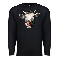 Black Cow Premium Sweatshirt - HowdyJamesFarm