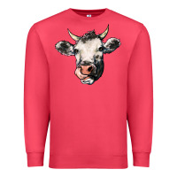 Cardinal Cow Premium Sweatshirt - HowdyJamesFarm