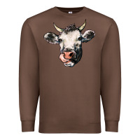 Chestnut Cow Premium Sweatshirt - HowdyJamesFarm