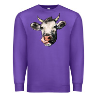 Purple Cow Premium Sweatshirt - HowdyJamesFarm