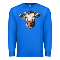 True Royal Cow Premium Sweatshirt - HowdyJamesFarm
